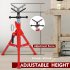 US GARVEE V Head Pipe Stand with Adjustable Height 24 42 Inch Foldable   Portable Pipe Jack Stand