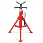 US GARVEE V Head Pipe Stand with Adjustable Height 24-42 Inch Foldable & Portable Pipe Jack Stand