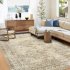 US GARVEE Washable Rug Boho Oriental Rug 9x12 Area Rug for Living Room Tribal Bedroom Decor Soft Non Slip Floor Mats No Shedding Indoor Nursery Throw Carpet for