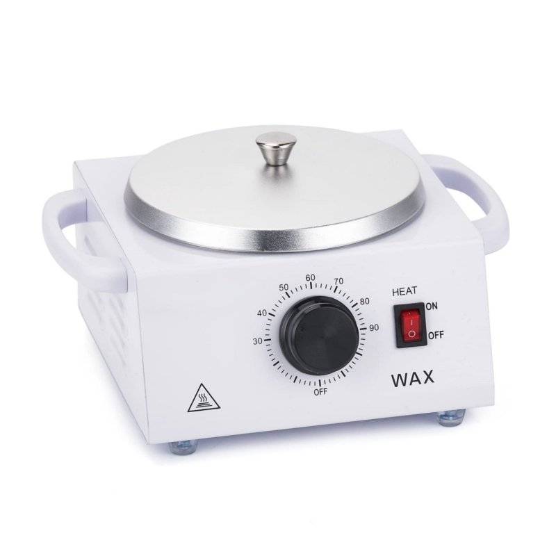 US GARVEE Wax Pot Warmer Professional At Home Waxing Kit For All Hair Types Single Pot White