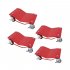 US GARVEE Wheel Cart  Heavy Duty Car Tire Car Moving Car with Skid Plate and 360 Degree Swivel Wheels 6000 lbs Car Moving Cart 4Pcs