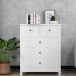 US GARVEE White Dresser for Bedroom  Wood Dresser Organizer  5 Drawer Dresser with Deep Space  Storage Cabinet for Living Room  Entryway  Hallway  Home Office