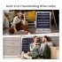 US GARVEE Wine Cooler Refrigerator 51 Bottles Compressor Dual Zone Built in Freestanding Fridge