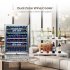 US GARVEE Wine Cooler Refrigerator 51 Bottles Compressor Dual Zone Built in Freestanding Fridge