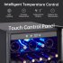 US GARVEE Wine Fridge Wine Cooler Refrigerator Temperature 7 Levels Adjustable Temperature Range 40 61  F