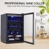 US GARVEE Wine Fridge Wine Cooler Refrigerator Temperature 7 Levels Adjustable Temperature Range 40 61  F