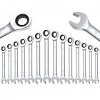 US GARVEE Wrench Set Ratcheting Combination Set 72-Teeth Cr-V Steel Ratchet Wrenches Set