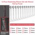 US GARVEE Wrench Set Ratcheting Combination Set 72 Teeth Cr V Steel Ratchet Wrenches Set