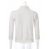 US GLORYSTAR Women s Casual Classic Solid Color 3 4 Sleeve Open Front Cropped Cardigan White M