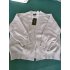 US GLORYSTAR Women s Casual Classic Solid Color 3 4 Sleeve Open Front Cropped Cardigan White M