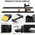 US Garvee 1500 Lbs Pallet Forks 60 Inch Clamp On Tractor Bucket Forks With Adjustable Stabilizer Bar