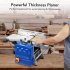 US Garvee Power Benchtop Planer 1250W Powerful Benchtop Planer Worktable Thickness Planer