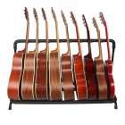 US Glarry Multi Guitar Stand 9 Holder Display Rack Shelf Black