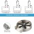 US Glass Rinser Stainless Steel Glass Rinser for Kitchen Sink Cup Washer for Kitchen Sink