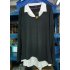 US GloryStar Women s Contrast Color Collared Long Sleeve Patchwork Blouse Shirt Top