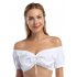 US Glorystar Women Vintage Short Sleeve Off The Shoulder Bavaria Oktoberfest Dirndl Blouse Top White L