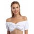 US Glorystar Women Vintage Short Sleeve Off The Shoulder Bavaria Oktoberfest Dirndl Blouse Top White XL