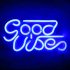 US Good Vibes Neon Sign LED Neon Signs for Wall Decor Neon Lights Powered by USB