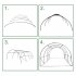 US Greenhouse Plant Growing Dome Tent Easy Setup Indoor Outdoor Greenhouse Garden Green