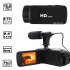 US HD 1080P Digital Video Camera Camcorder W Microphone Photography 16 Million Pixels Black Standard