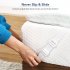 US HOMHOUGO Twin Mattress Topper 2 Inch Dual Layer Memory Foam Mattress Topper for Single Bed
