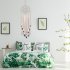 US Handmade Hanging Tapestry 30CM Round Feather Wall Pendant for Study Girl Room Decoration MS7512     30 124CM