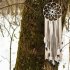 US Handmade Hanging Tapestry 30CM Round Feather Wall Pendant for Study Girl Room Decoration MS7512     30 124CM
