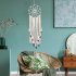 US Handmade Hanging Tapestry 30CM Round Feather Wall Pendant for Study Girl Room Decoration MS7512     30 124CM