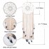 US Handmade Hanging Tapestry 30CM Round Feather Wall Pendant for Study Girl Room Decoration MS7512     30 124CM