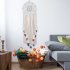 US Handmade Hanging Tapestry 30CM Round Feather Wall Pendant for Study Girl Room Decoration MS7512     30 124CM