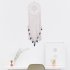 US Handmade Hanging Tapestry 30CM Round Feather Wall Pendant for Study Girl Room Decoration MS7512     30 124CM