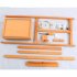 US Hj 1a Beechwood Studio Easel Adjustable Height with Storage Drawer Shelf Wood Color