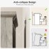 US IDEALHOUSE Dresser for Bedroom with 6 Drawers Wood Drawer Dresser Chest of Drawers for Closet Living Room Hallway Nursery Kids Bedroom Grey