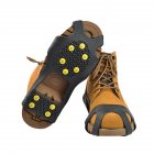 US Icegrips Snow Traction Gear Slip on Snow and Ice Cleat Traction Prevent Slipping with 10 Replacement Steel Studs Yellow S XL