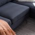US Indoor Modular Sofa 149 91lbs Load Capacity U shaped 4 Seats Sofa Dark Grey