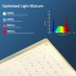US JUSTSMART LED Grow Light 3x3ft Coverage with New Full Spectrum 100 Watt Plant Growing Lamps 2 Packs
