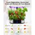 US JUSTSMART WiFi 12 Pods Hydroponics Growing System with APP Controlled Indoor Garden Up to 30 inch