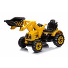 US Kids Construction Vehicles Digger With Treaded Wheels Flexible Front Loader Horn Forward/Backward Electric Vehicle (58.3 Inch x 24 Inch x 25.2 Inch) Ride on Excavator