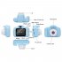 US Kids Digital Video Camera Mini Rechargeable Children Camera Shockproof 8mp Hd Toddler Cameras Child Camcorder Grey
