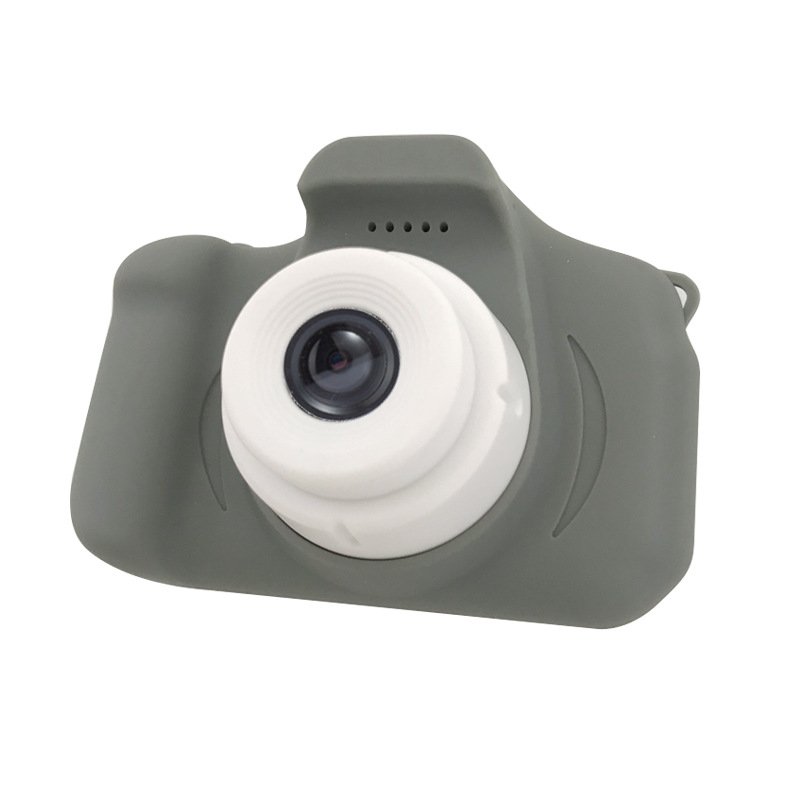 US Kids Digital Video Camera Mini Rechargeable Children Camera Shockproof 8mp Hd Toddler Cameras Child Camcorder Grey