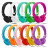 US Kids Wired Ear Headphones Stylish Headband Earphones for iPad Tablet  Rose red