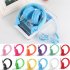 US Kids Wired Ear Headphones Stylish Headband Earphones for iPad Tablet  Rose red