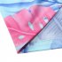 US LEADINGSTAR Women Strapless Maxi Leaf Print Boho Elegant Party Long Dress Light blue L