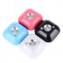 US LED Motion Sensor Night Light  Mini Wireless Ceiling Night Lamp  Battery Powered Porch Cabinet Lamps with Infrared Motion Sensor   Light Control Pink One poi