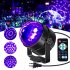 US LITAKE 2Pcs UV Black Light 6W LED Disco Ball Party Lights