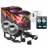 US LITAKE 2Pcs UV Black Light 6W LED Disco Ball Party Lights