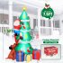 US LITAKE 7 5FT Inflatable Christmas Tree Built in White LEDs Christmas Blow Up Yard Decorations