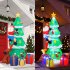 US LITAKE 7 5FT Inflatable Christmas Tree Built in White LEDs Christmas Blow Up Yard Decorations