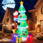 US LITAKE 7.5FT Inflatable Christmas Tree Built-in White LEDs Christmas Blow Up Yard Decorations