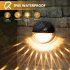 US LITAKE 8 Packs Solar Fence Post Lights for Garden Yard